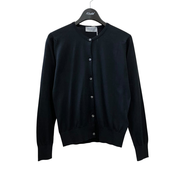 JOHN SMEDLEY(ジョンスメドレー) ニットカーディガン ブラック サイズ