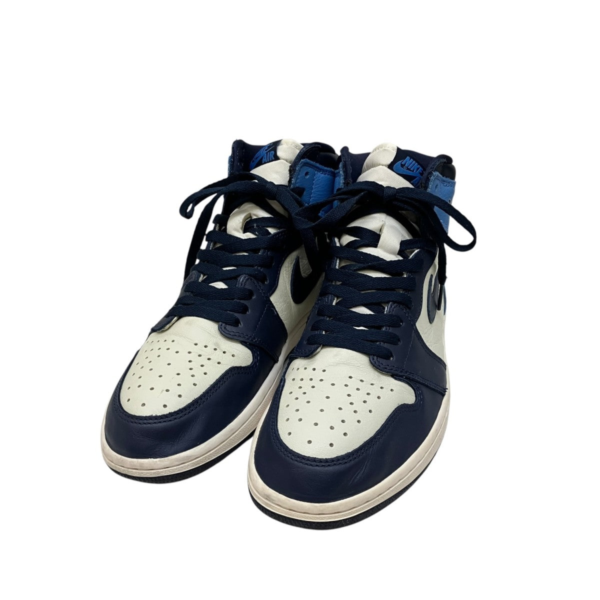 Air Jordan 1 Retro High OG Obsidian University Blueハイカットスニーカー555088-140