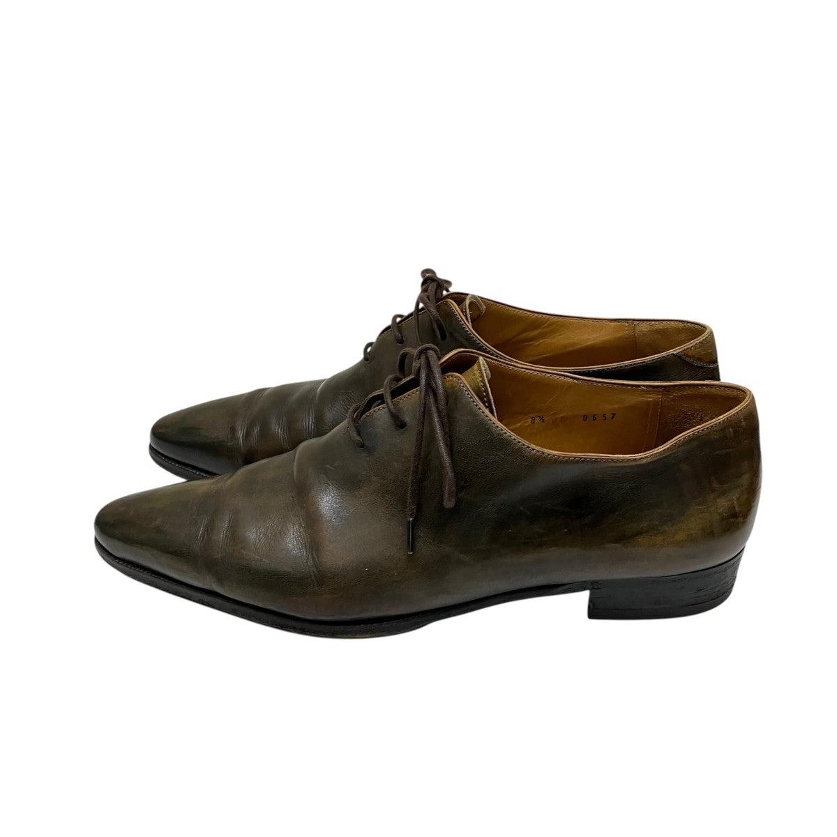 Berluti ピアッシング内羽根プレーントゥシューズ0657 古着・中古-2枚目のアイテム画像