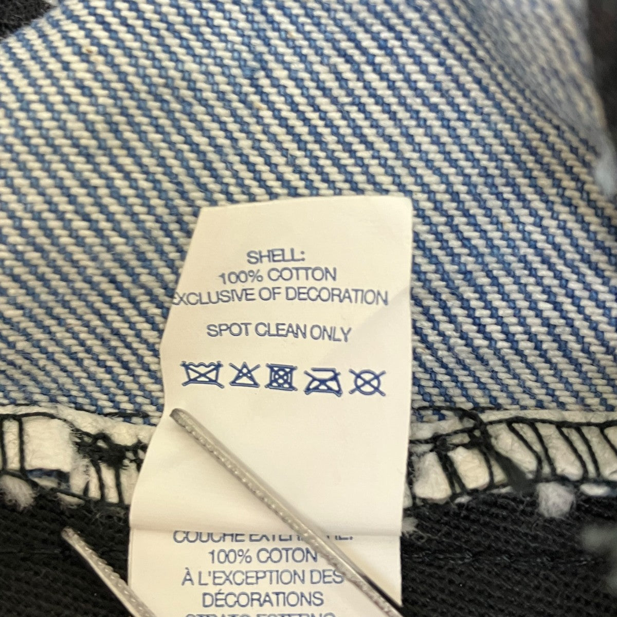 Supreme 24FW Washed Chino Twill Camp Cap Denimデニムキャップ 古着・中古-6枚目のアイテム画像