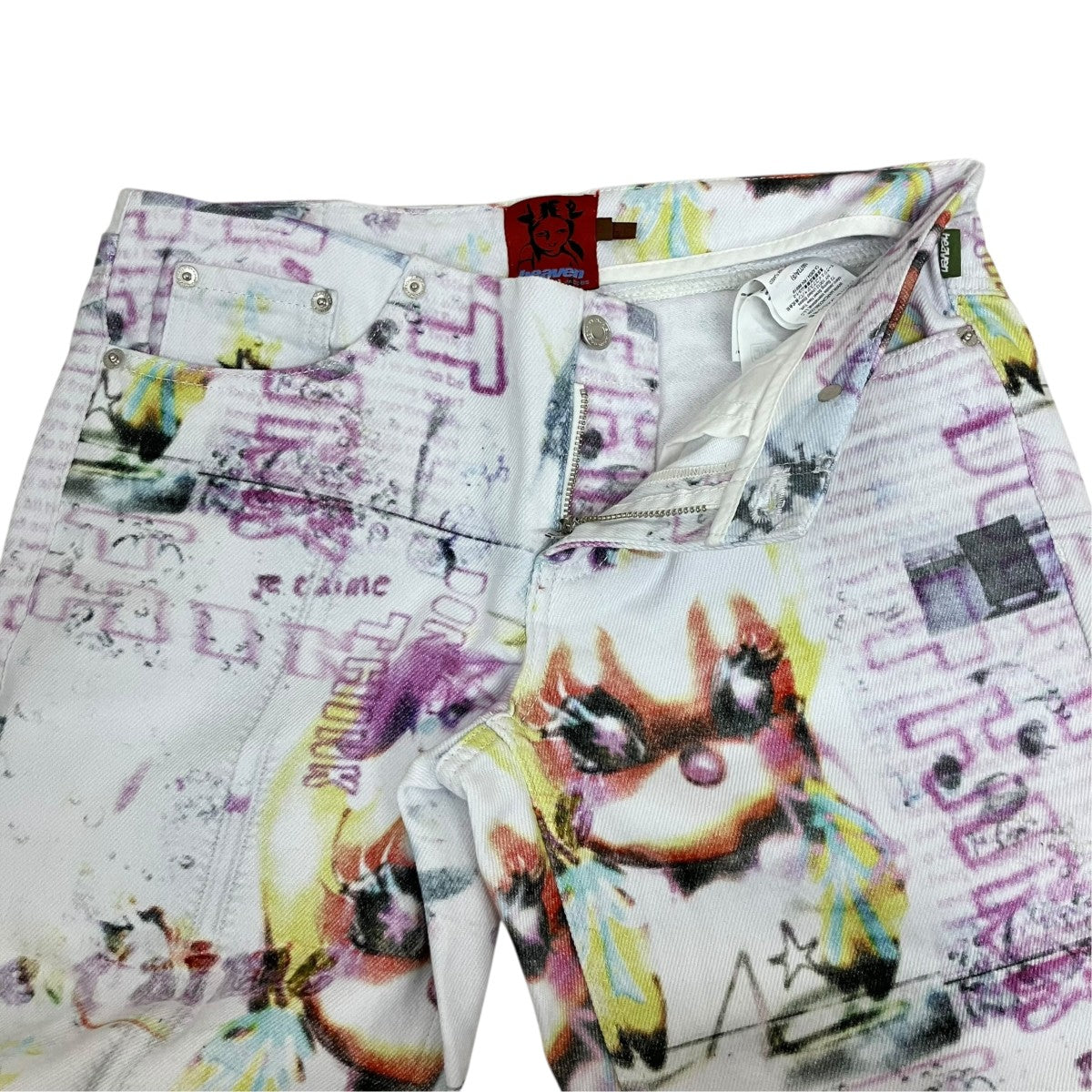 22SSプリントデニムパンツ