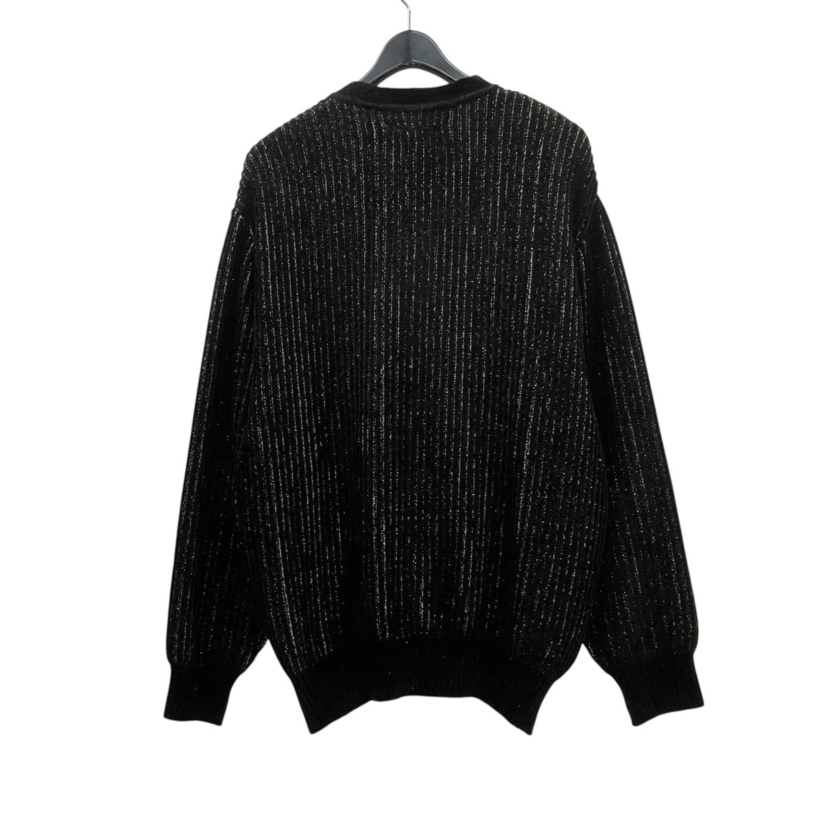 25AWGLITTER CARDIGANVネックカーディガン