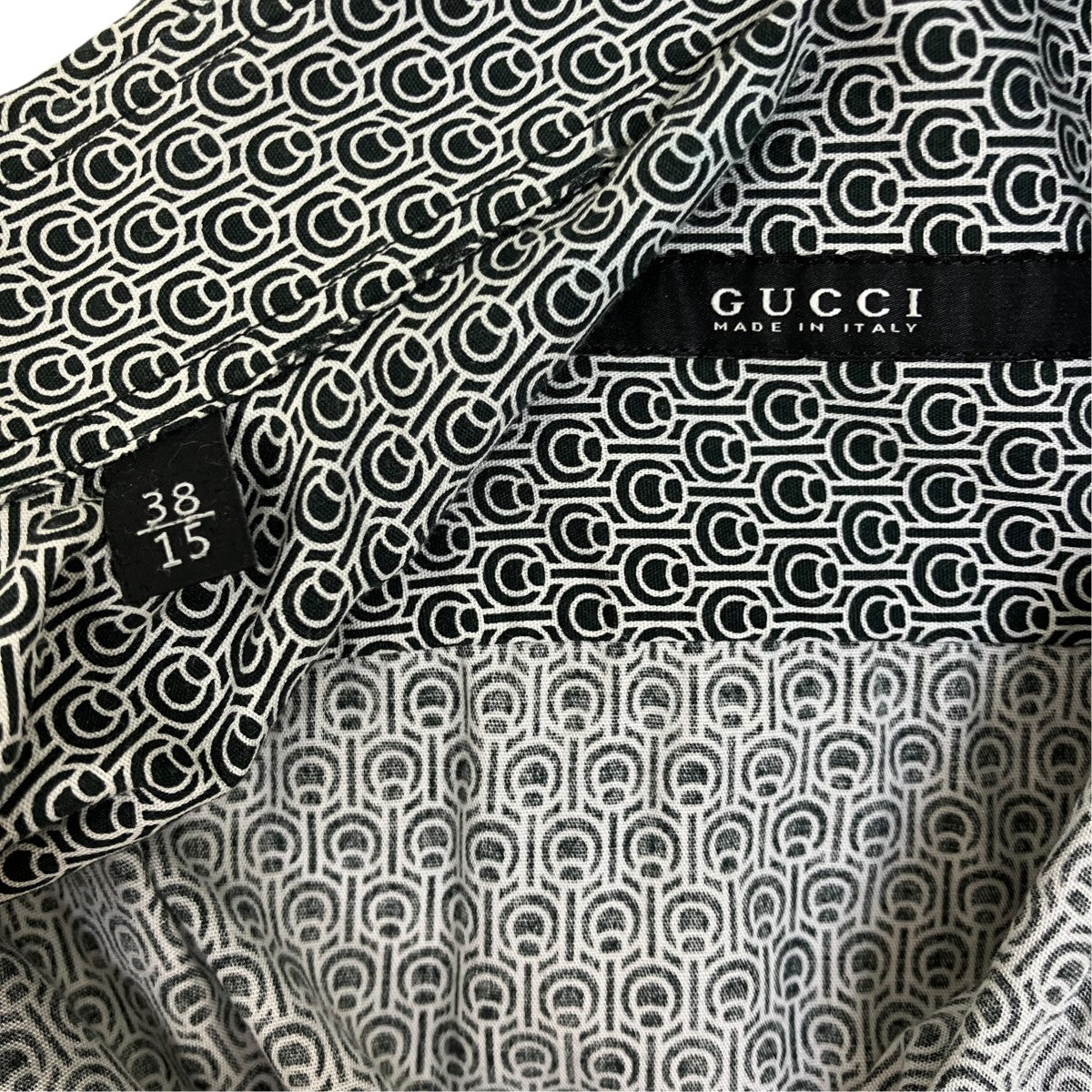 幾何学柄シャツ189474 Z0332