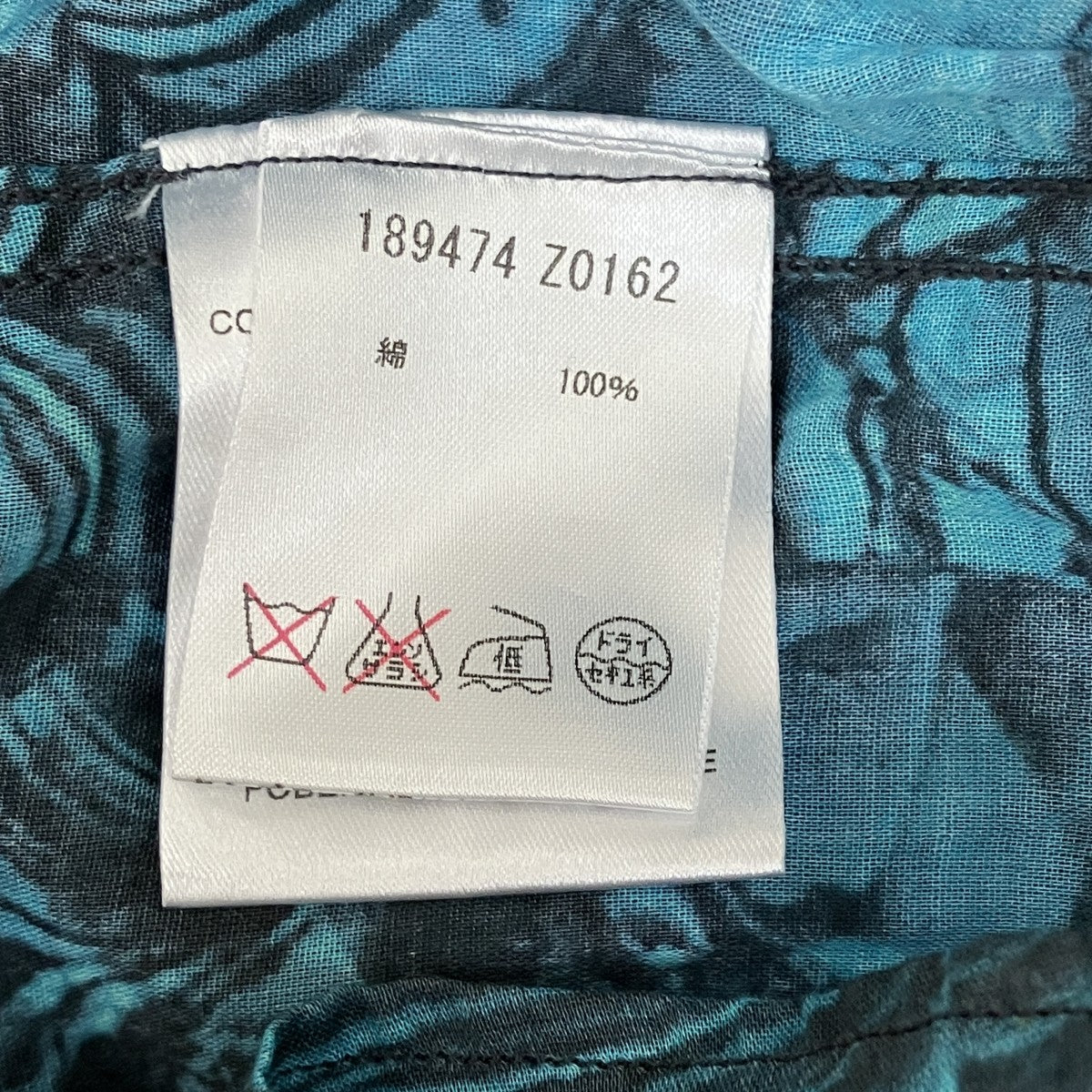 総柄シャツ189474 Z0162
