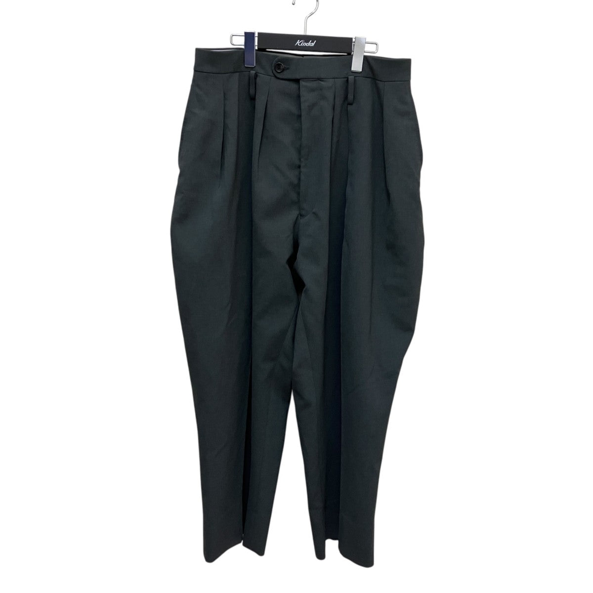 DOUBLE CLOTH 3-PLEATED TROUSERSワイドスラックスRM251-012