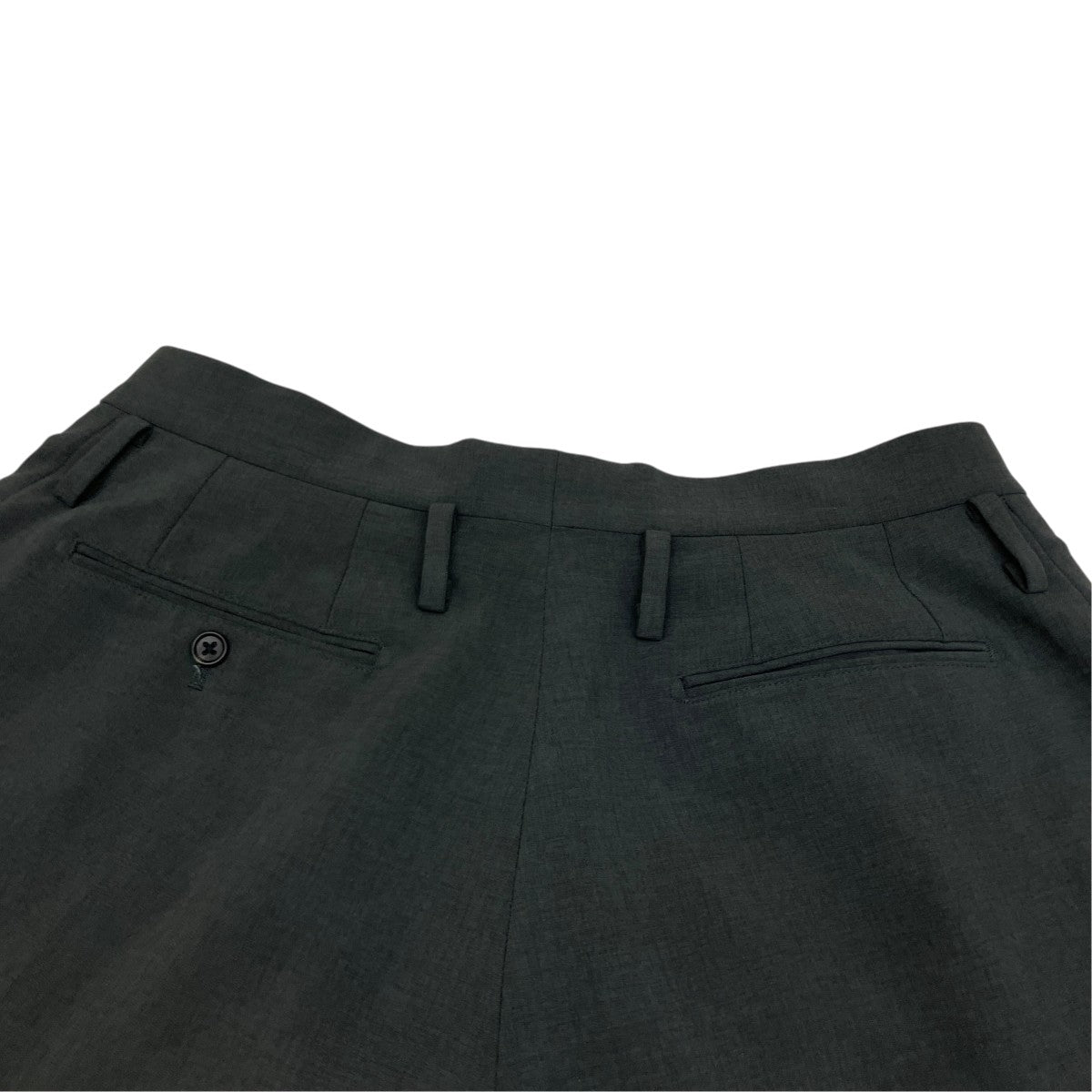 DOUBLE CLOTH 3-PLEATED TROUSERSワイドスラックスRM251-012