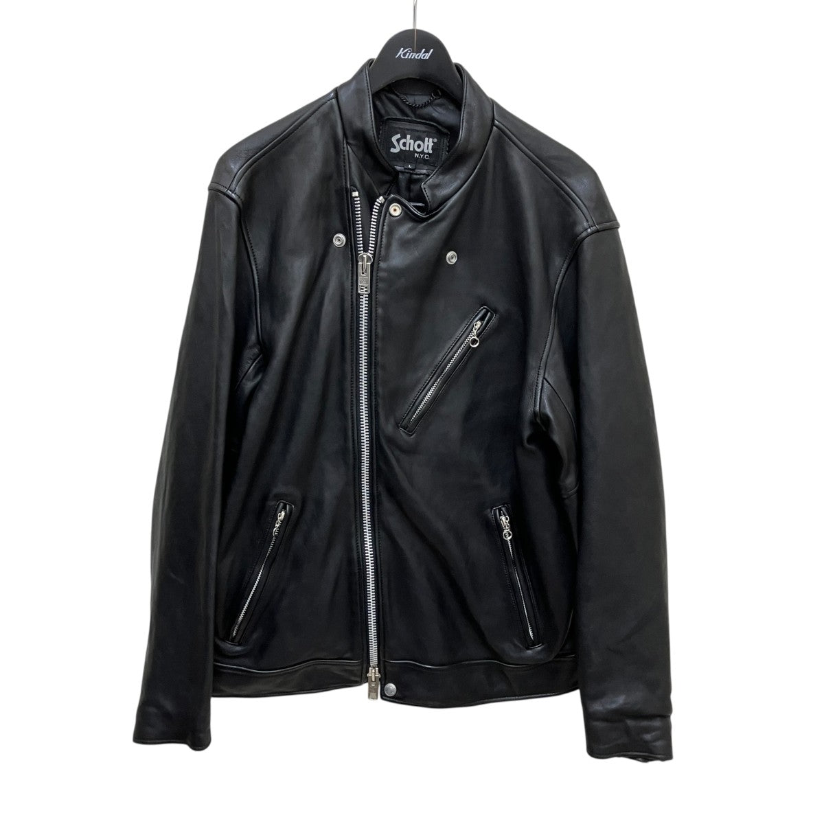 Lamb Leather Double Rider Jacketレザーライダースジャケット3101057