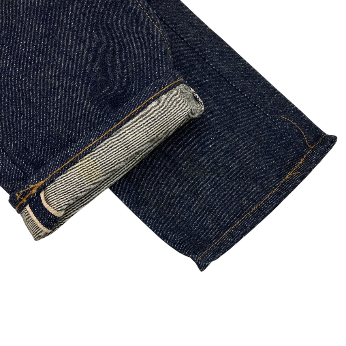 70’sVintage 501 刻印16 フラッシャー付き濃紺デニムパンツ