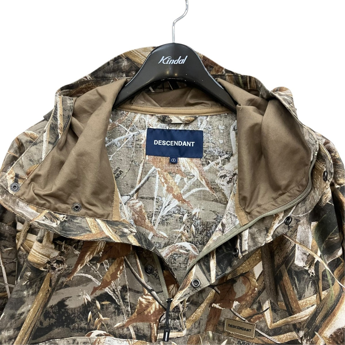 Belly Pullover Jacket Camoカモ柄プルオーバージャケット