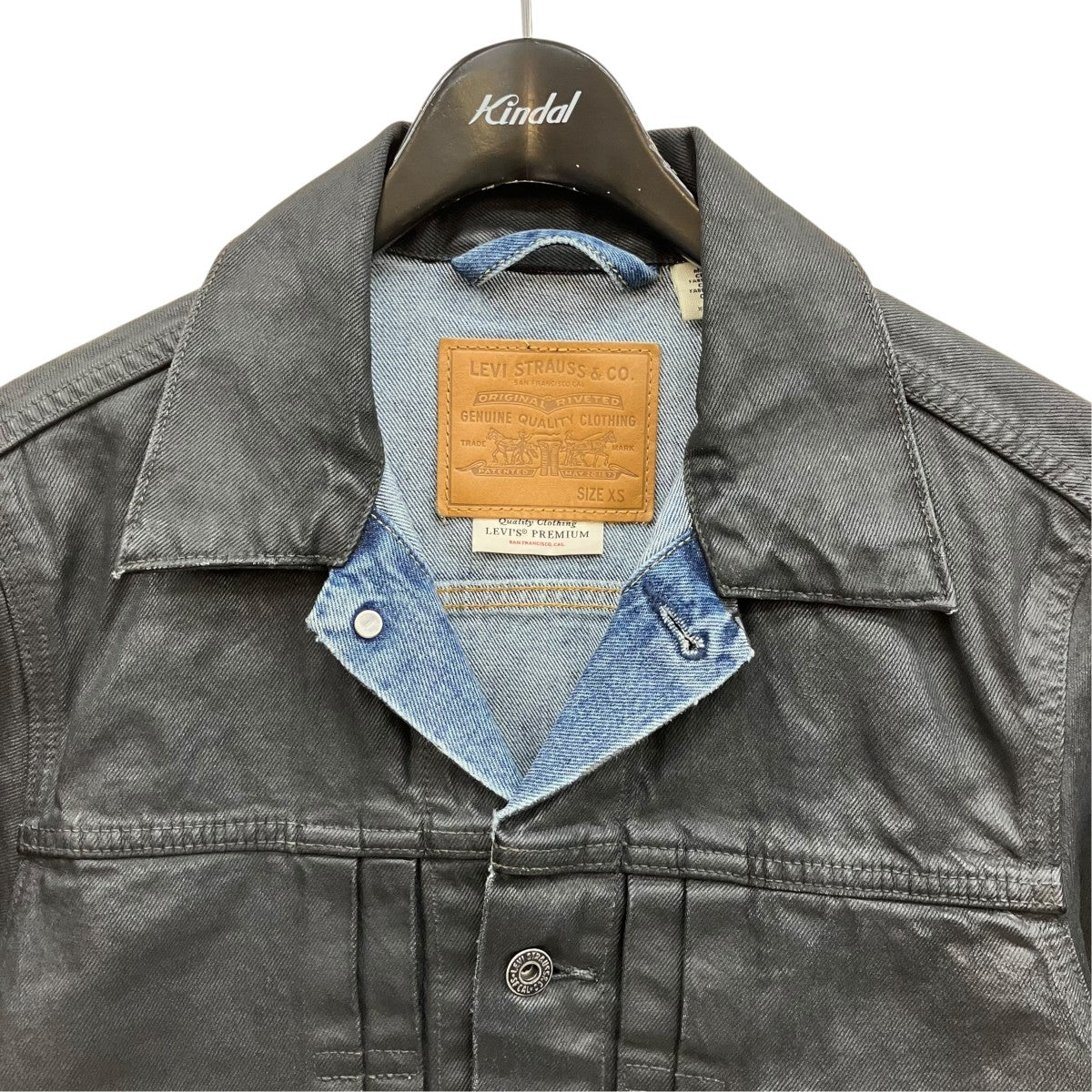 TYPE 1 TRUCKER JACKETコーティング加工デニムトラッカージャケット007X6-0000