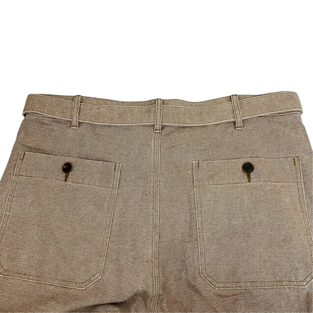 コットンパンツA24AP03HG WASHED ORGANIC CANVAS BELTED PANTS