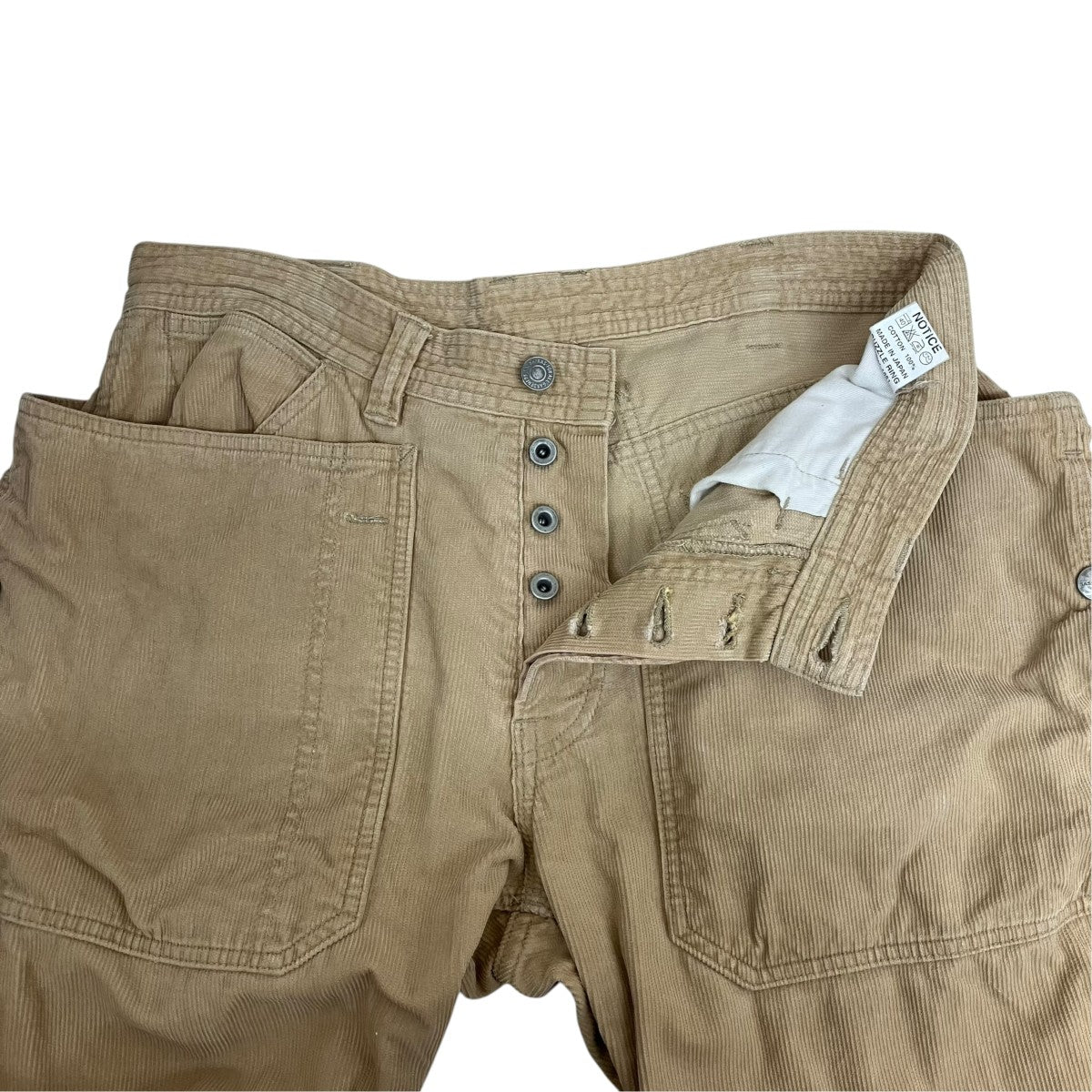 SASSAFRAS コーデュロイフォールリーフパンツ 古着・中古-3枚目のアイテム画像