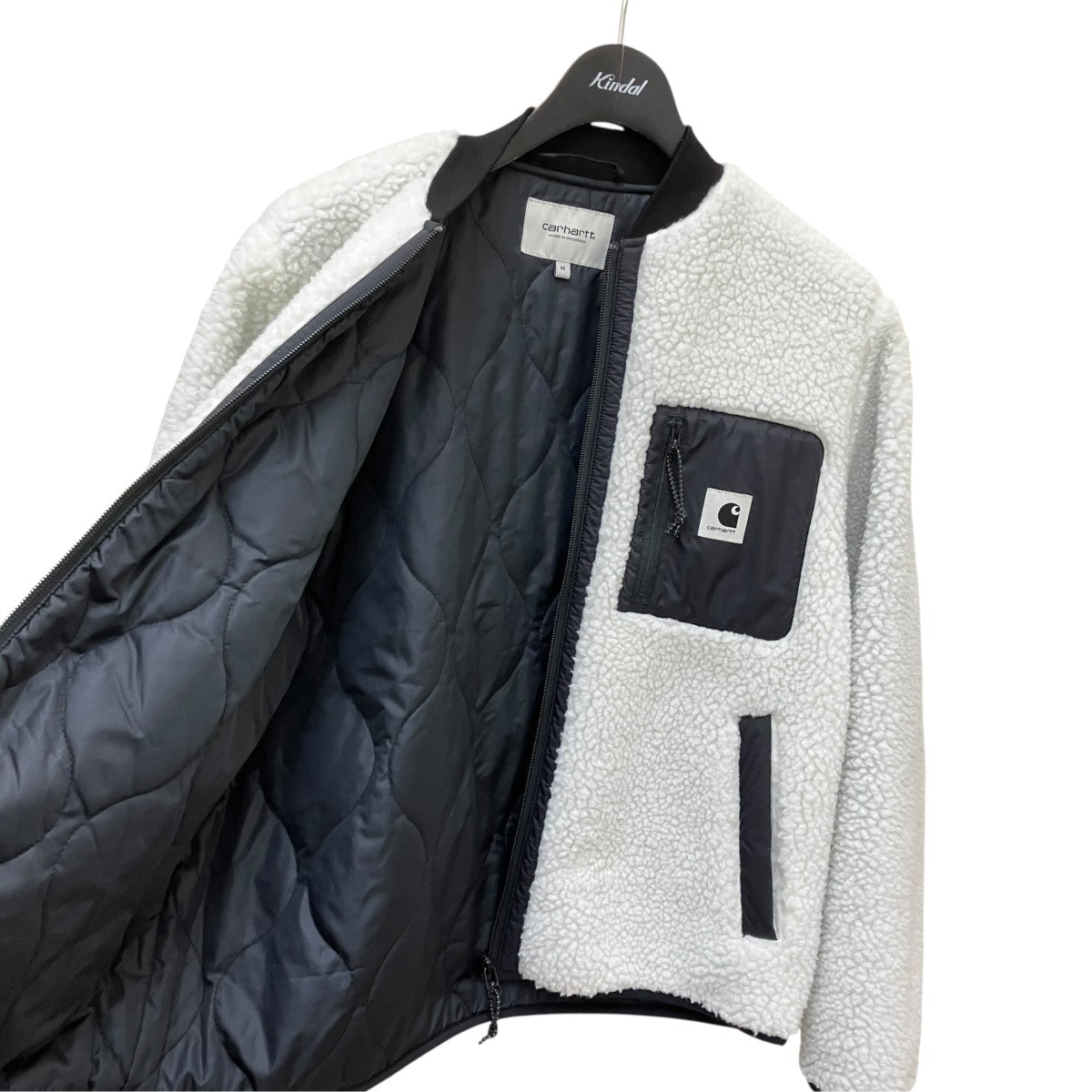 CarHartt W JANET LINERフリースジャケット 古着・中古-4枚目のアイテム画像