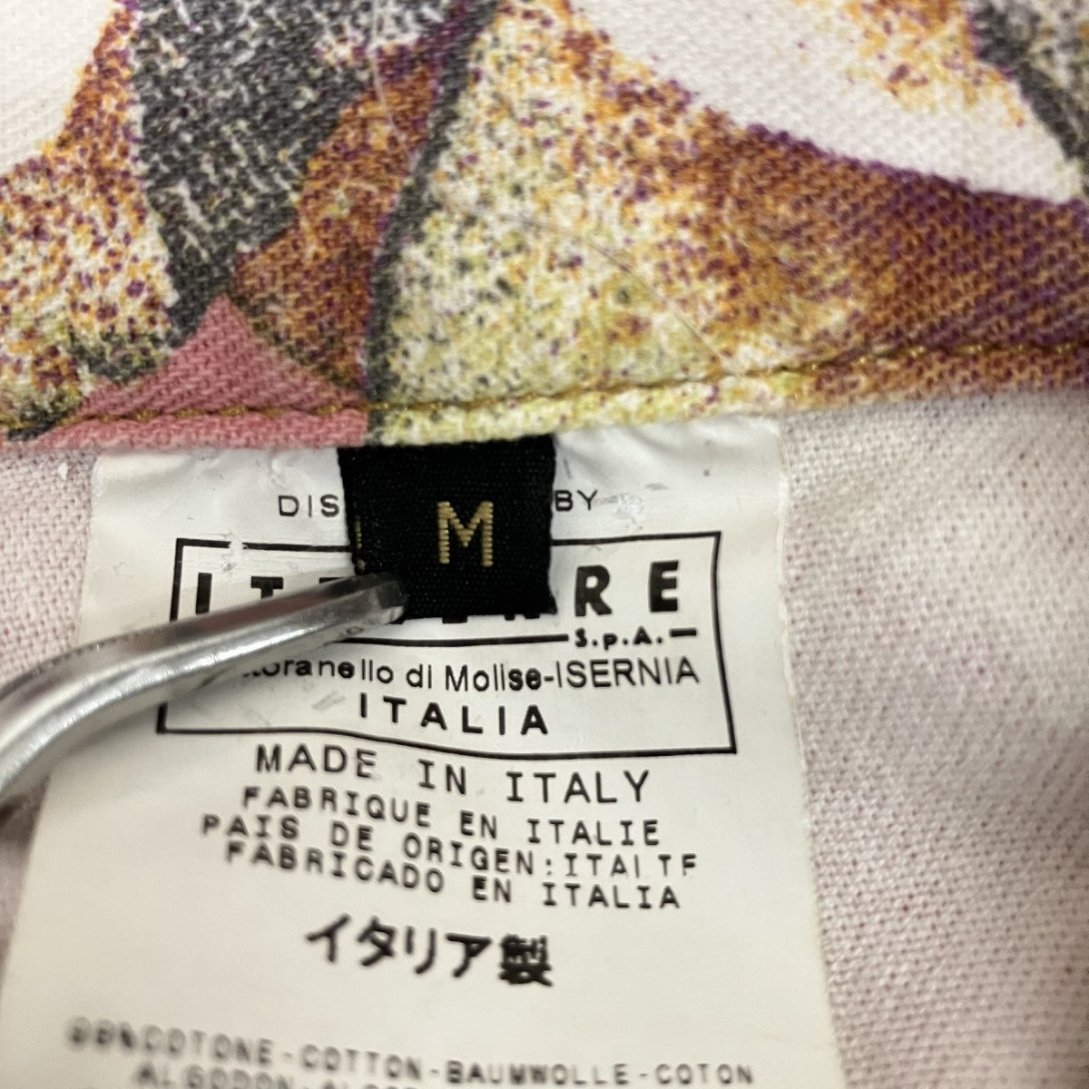 総柄デニムジャケット