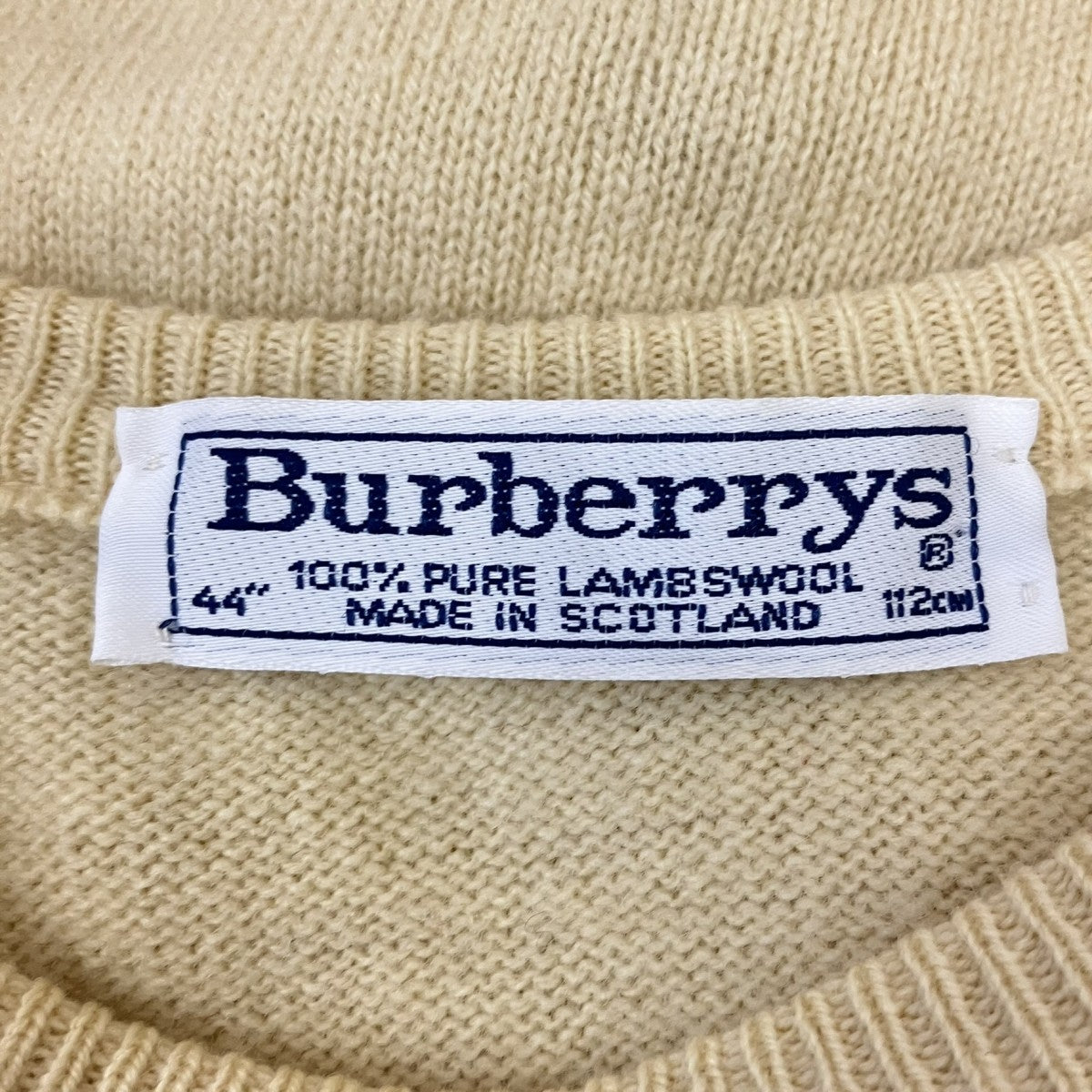 BURBERRY クルーネックニット 古着・中古-5枚目のアイテム画像