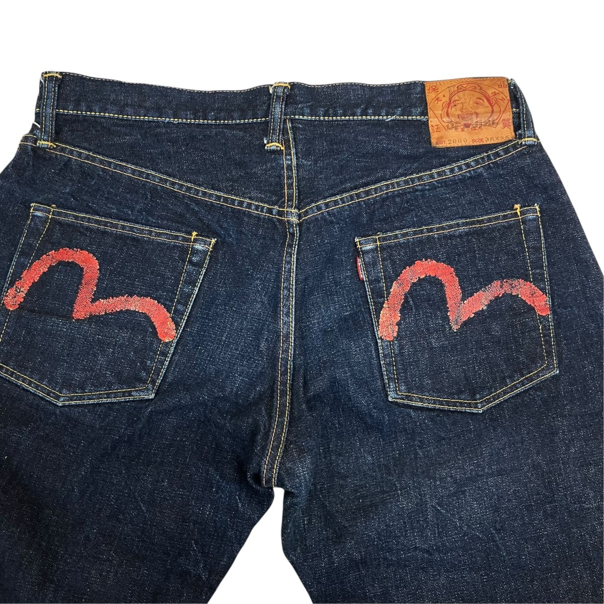 2000 No．1 赤カモメバックカモメペイントセルビッジデニム