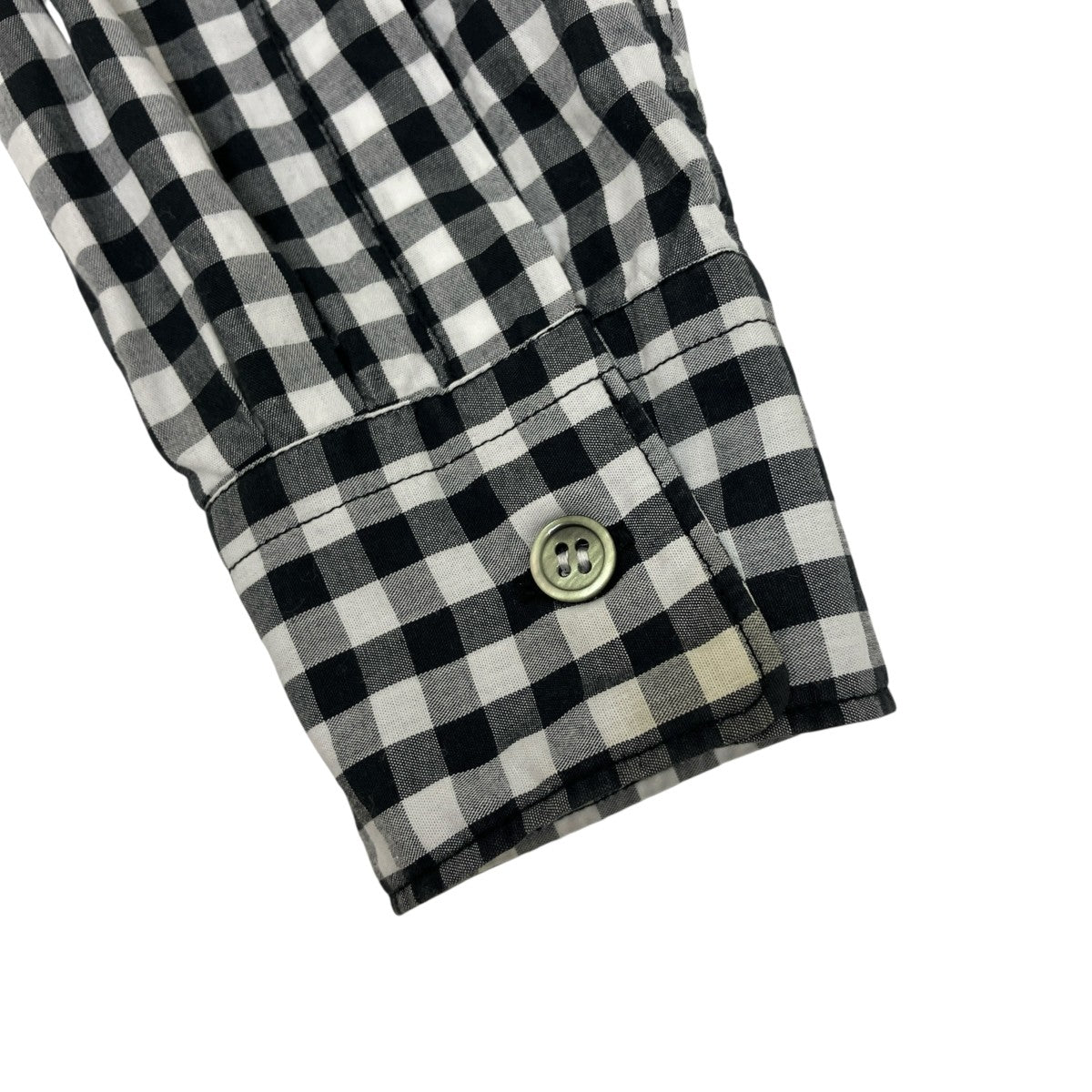 BLACK COMME des GARCONS チェック×ドットパッチワークシャツ1J-B011 古着・中古-4枚目のアイテム画像