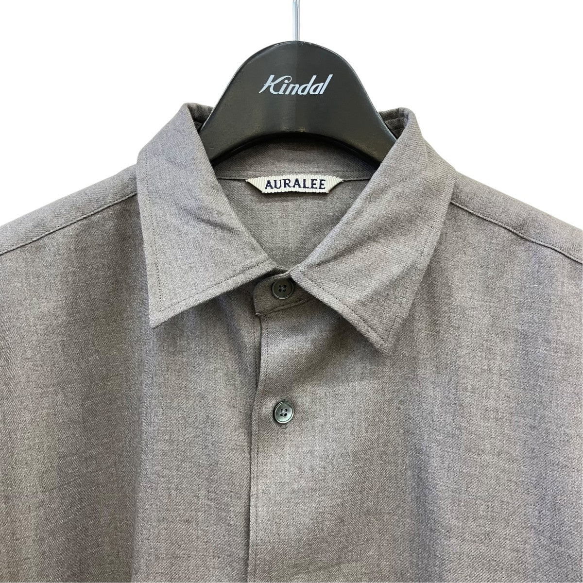 SUPER LIGHT WOOL SHIRTレギュラーカラーシャツA25AS04OS