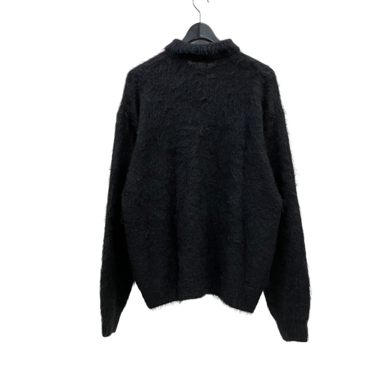25AWBRUSHED SUPER KID MOHAIR KNIT POLOモヘヤ混ニットポロA25AP01KM