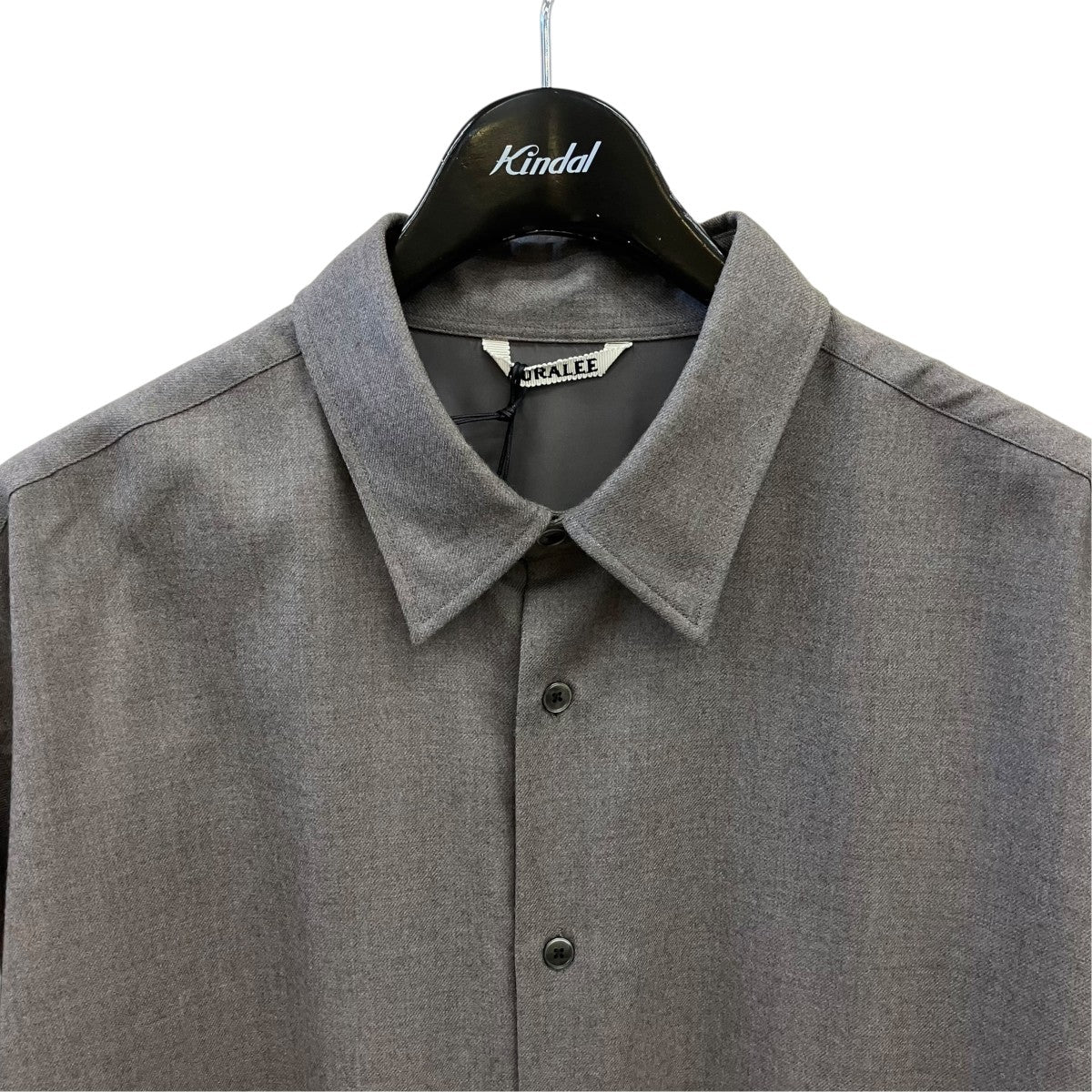 25AWSUPER LIGHT WOOL SHIRTレギュラーカラーシャツA25AS01OS