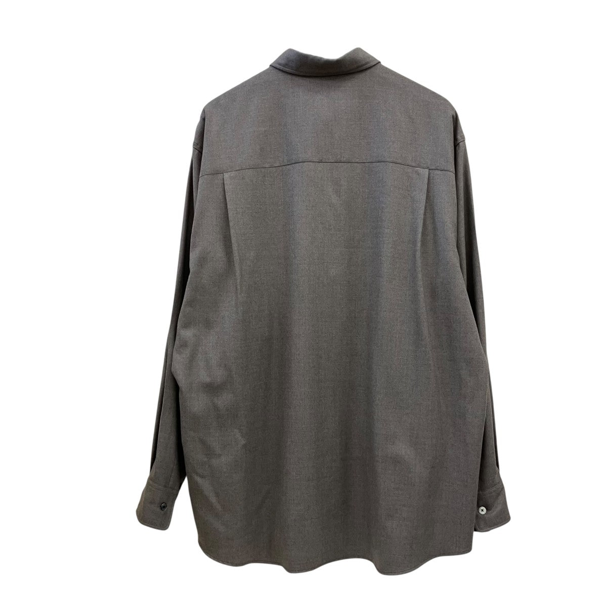 25AWSUPER LIGHT WOOL SHIRTレギュラーカラーシャツA25AS01OS