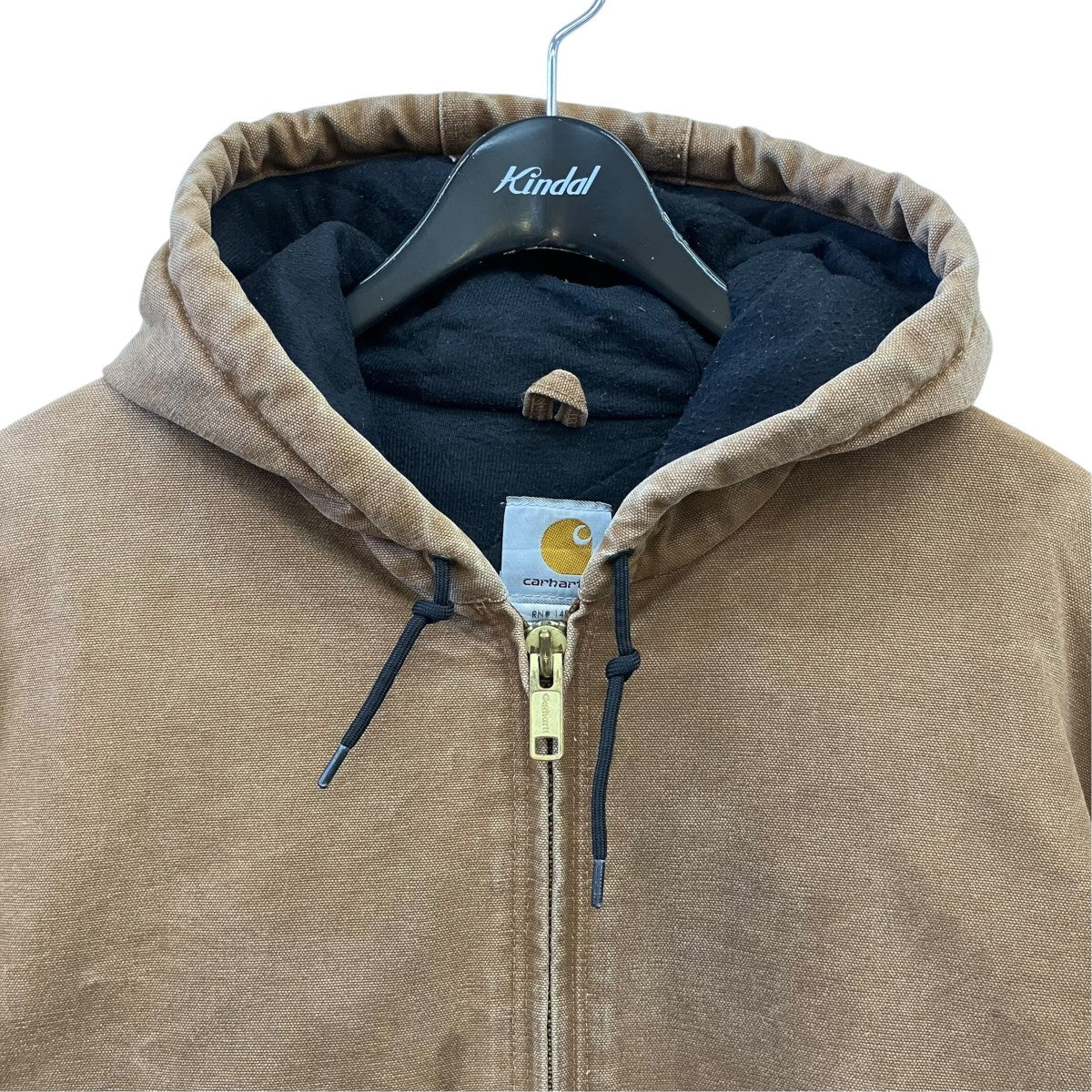 CarHartt アクティブジャケットJ130BRN 古着・中古-2枚目のアイテム画像