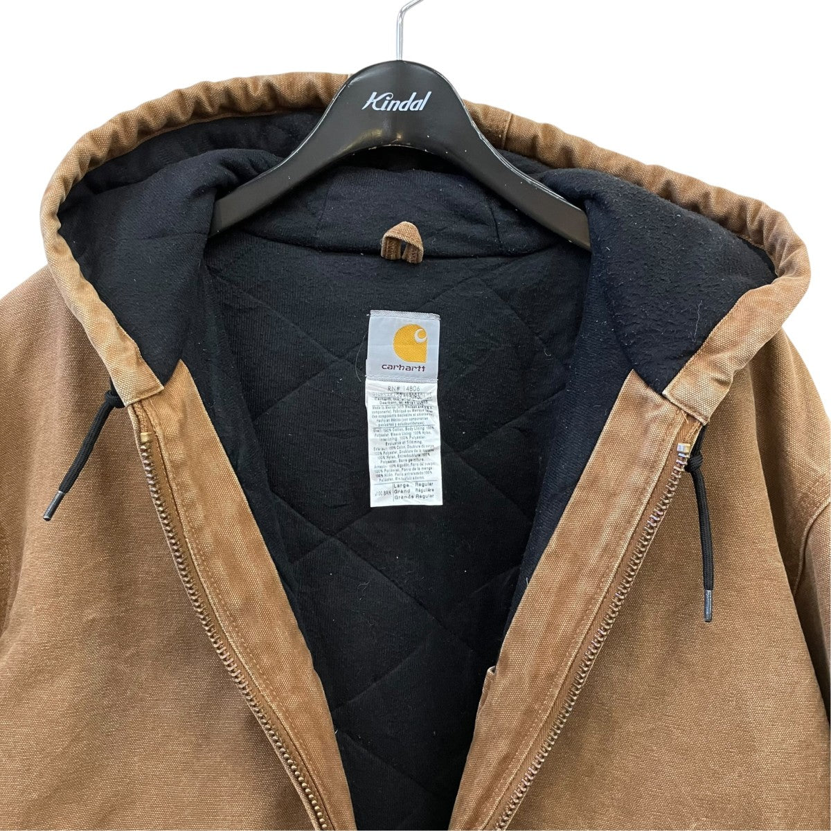 CarHartt アクティブジャケットJ130BRN 古着・中古-3枚目のアイテム画像