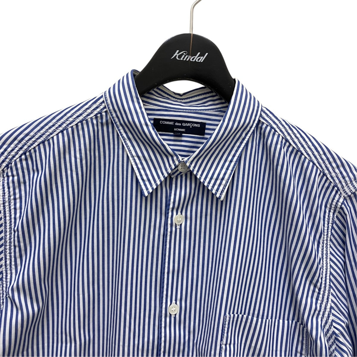COMME des GARCONS HOMME ストライプ長袖シャツHI-B039 古着・中古-2枚目のアイテム画像