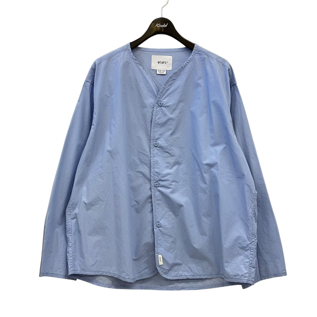 WTAPS ノーカラーシャツ252CWDT-SHM06 古着・中古-1枚目のアイテム画像