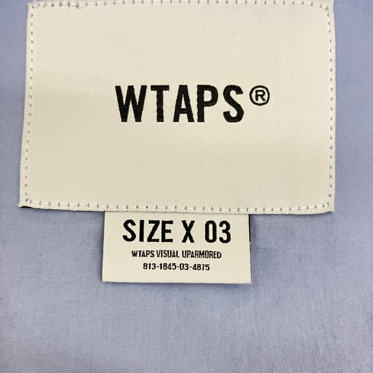 WTAPS ノーカラーシャツ252CWDT-SHM06 古着・中古-6枚目のアイテム画像