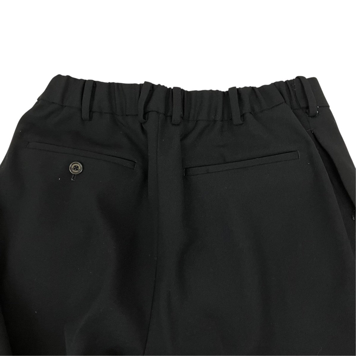 ・DOUBLE PLEATED TROUSERS ORGANIC WOOL SURVIVALCLOTHスラックスA22C-06PT01C