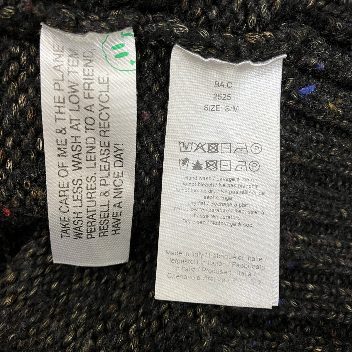 アルパカ混ストール風ニット2525