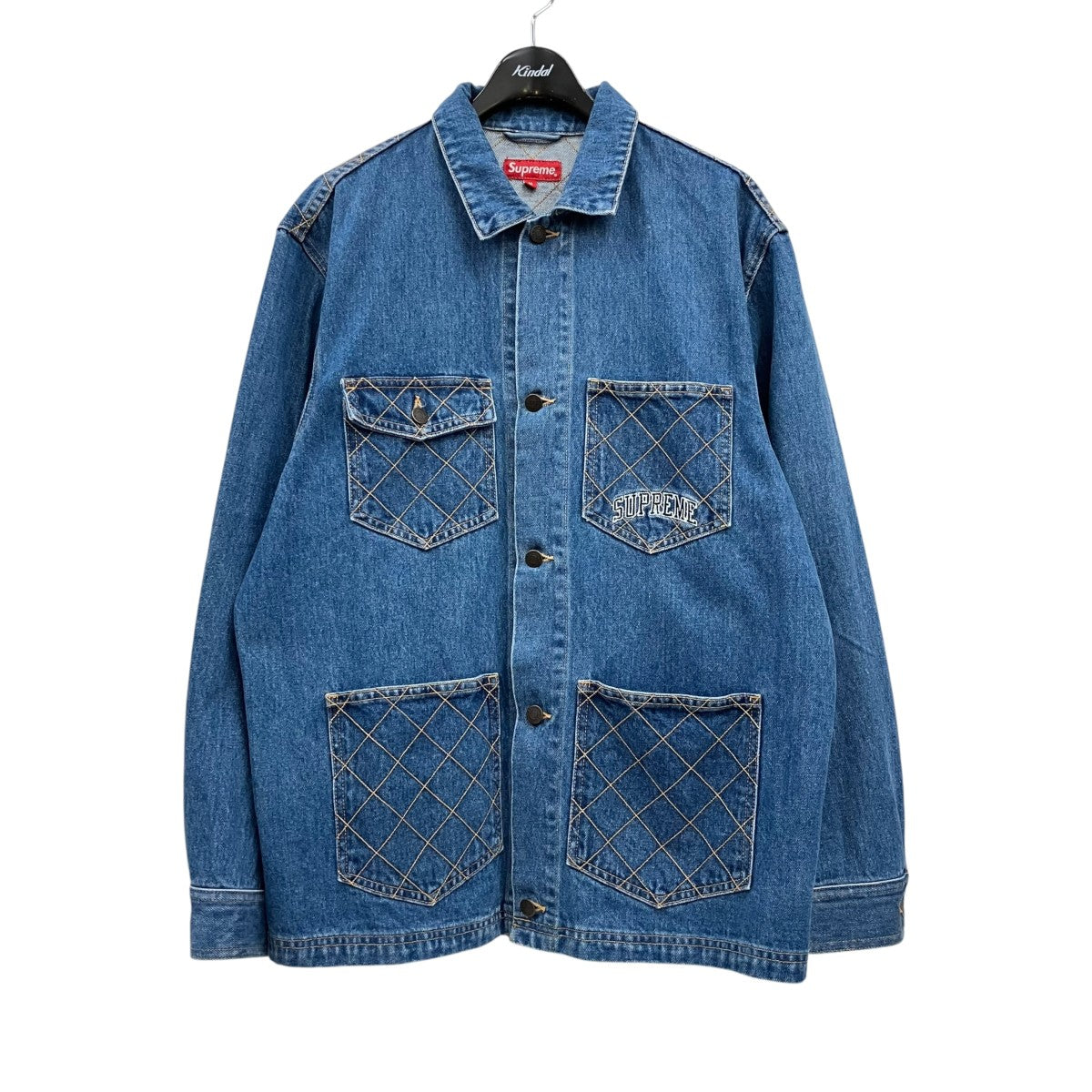 18AWDiamond stitch denim chore coatデニムジャケット