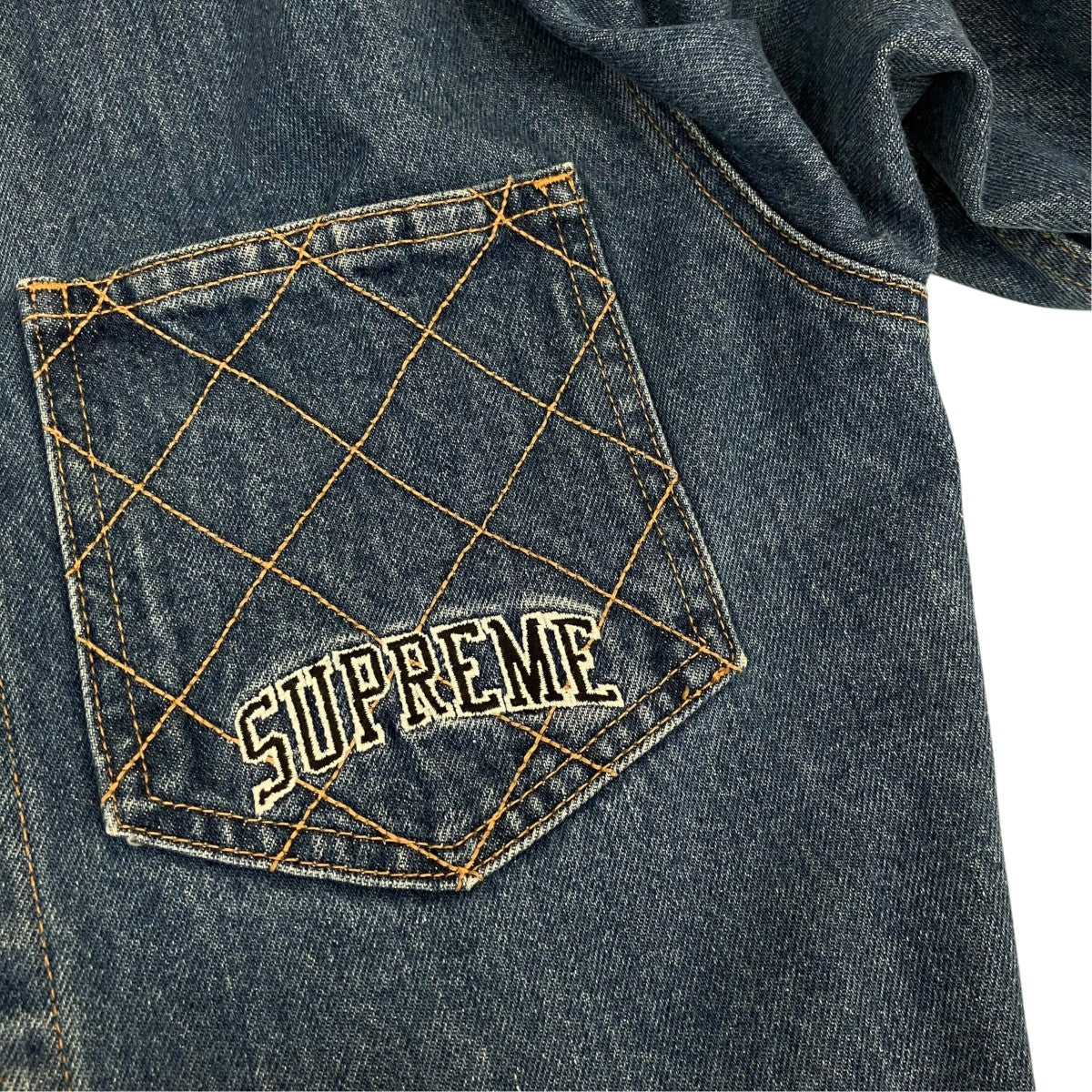 18AWDiamond stitch denim chore coatデニムジャケット