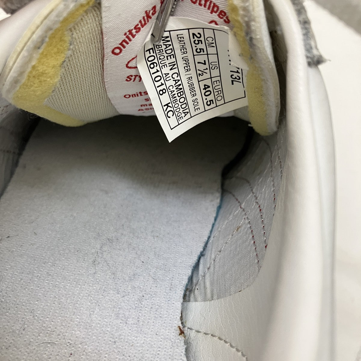 Onitsuka Tiger ローカットスニーカーTH713L 古着・中古-9枚目のアイテム画像
