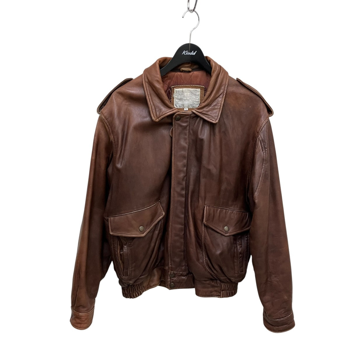 比翼レザーボンバージャケット  VINTAGE