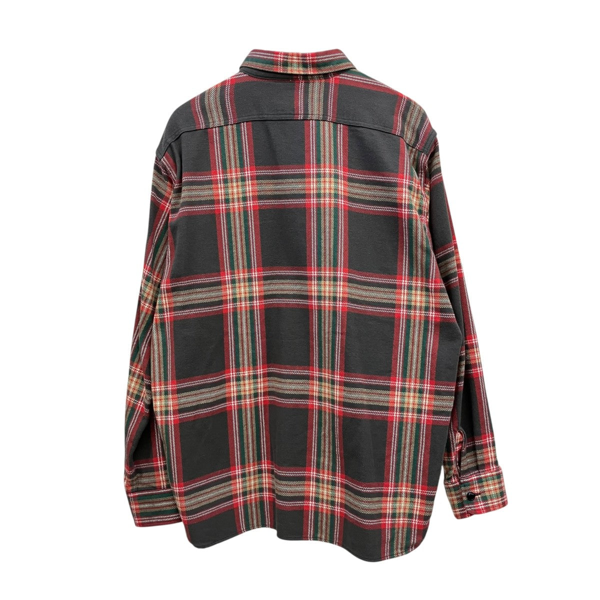 SUGAR CANE ツイルチェックワークシャツSC28959 古着・中古-3枚目のアイテム画像
