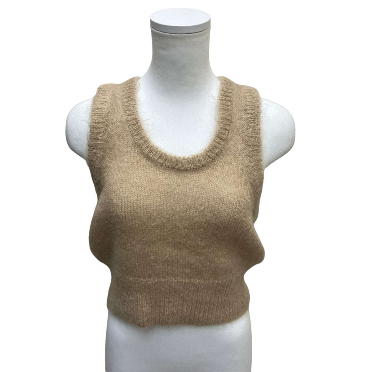 BRUSHED SUPER KID MOHAIR KNIT TANKモヘヤ混ベストA23AT07KM