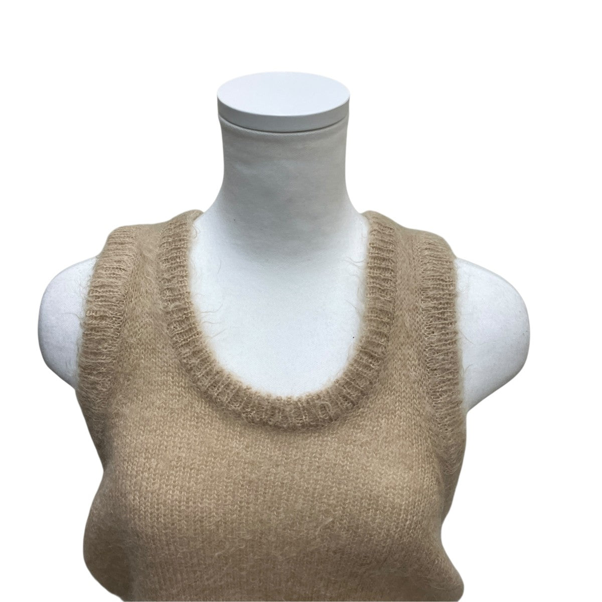 BRUSHED SUPER KID MOHAIR KNIT TANKモヘヤ混ベストA23AT07KM