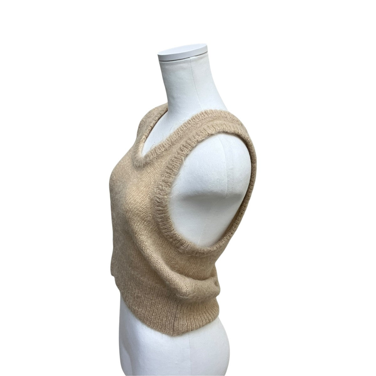 BRUSHED SUPER KID MOHAIR KNIT TANKモヘヤ混ベストA23AT07KM
