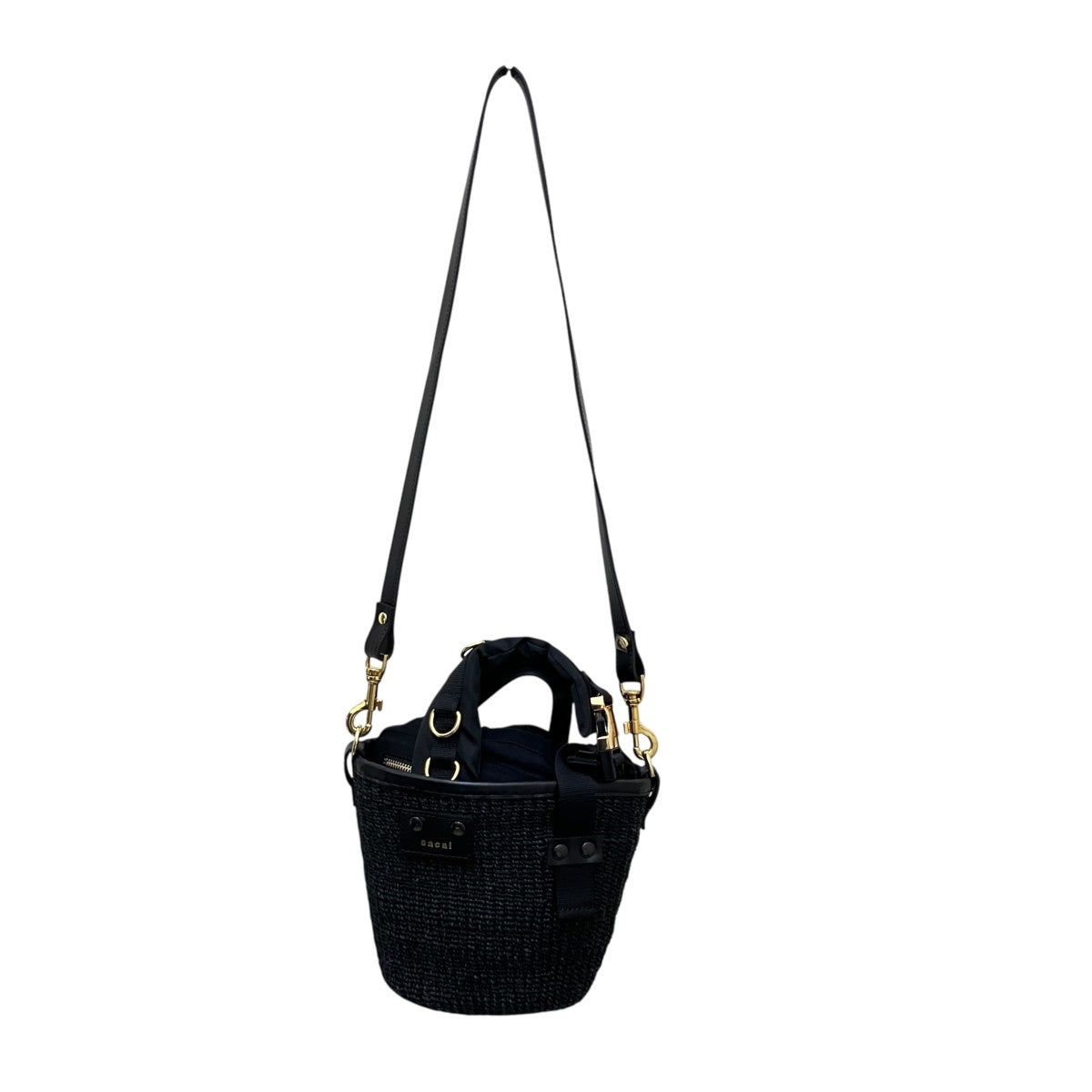 sacai Hybrid Marche Micro Bag2WAYショルダーカゴバッグ 古着・中古-2枚目のアイテム画像