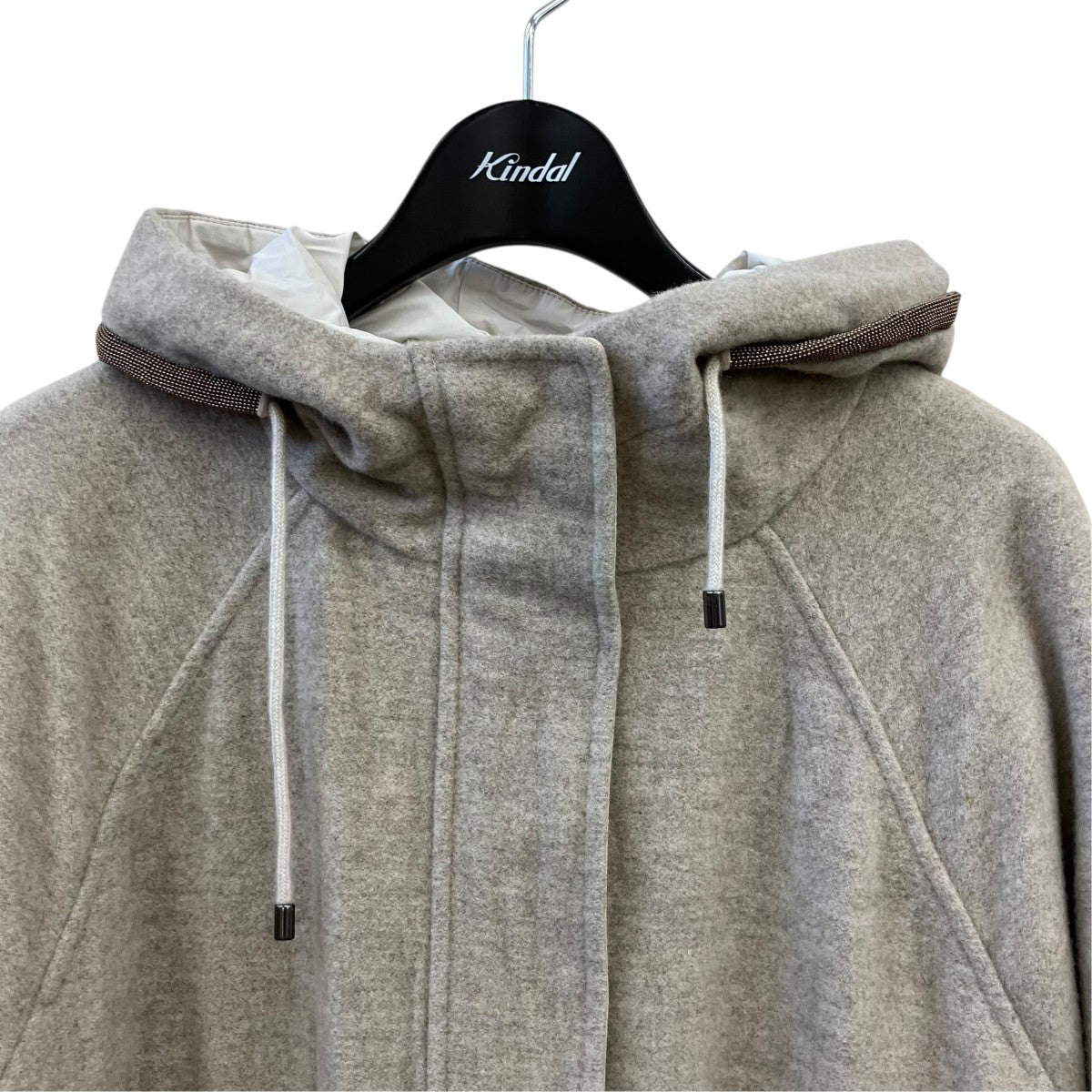 BRUNELLO CUCINELLI フード付きフィールドコート 古着・中古-2枚目のアイテム画像
