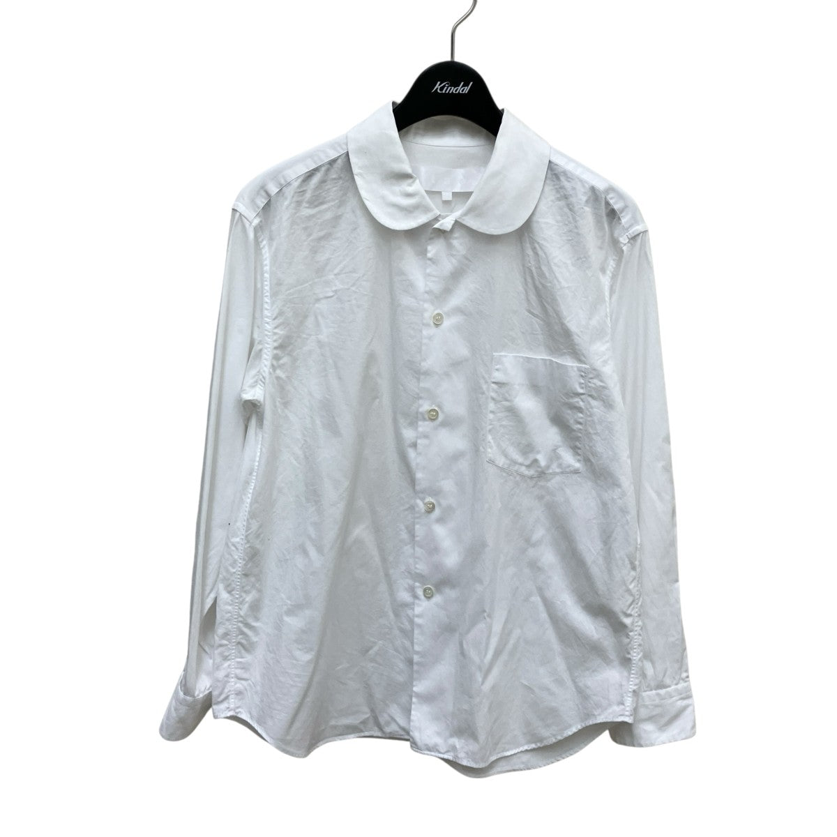 TAO COMME des GARCONS ラウンドカラー長袖シャツTZ-B009 古着・中古-1枚目のアイテム画像