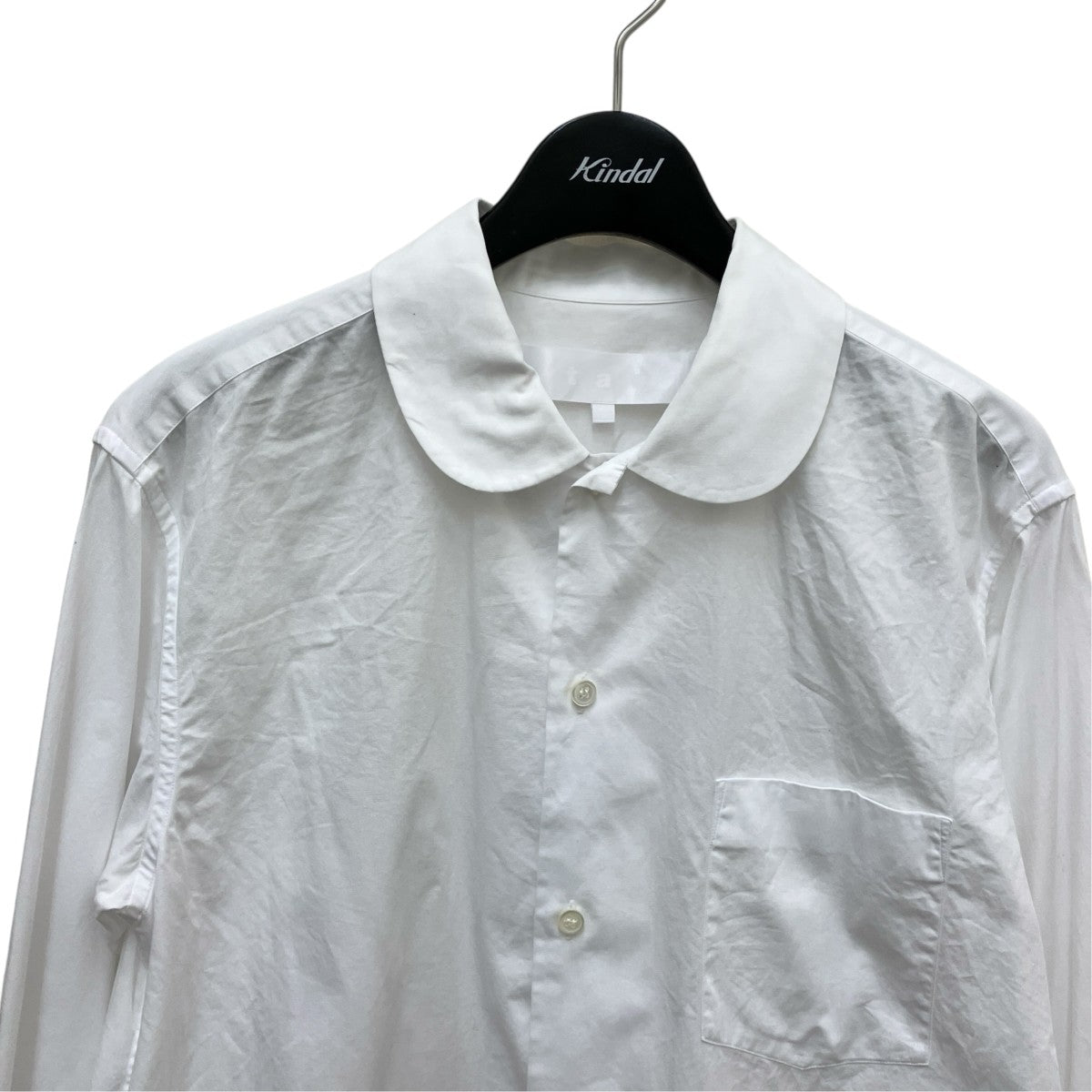 TAO COMME des GARCONS ラウンドカラー長袖シャツTZ-B009 古着・中古-2枚目のアイテム画像