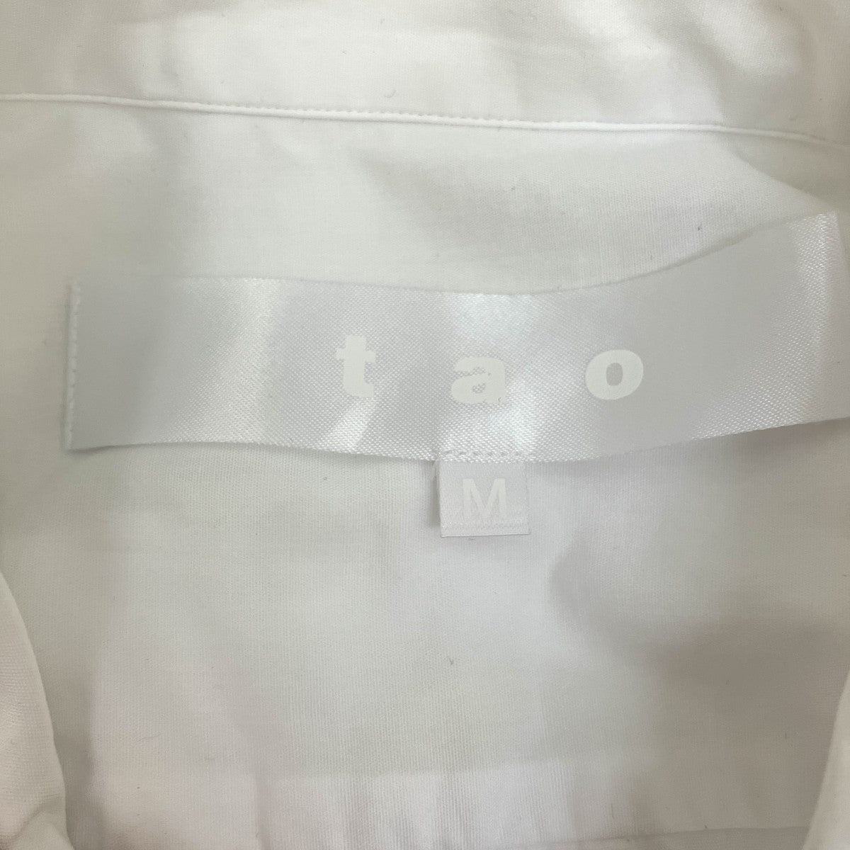 TAO COMME des GARCONS ラウンドカラー長袖シャツTZ-B009 古着・中古-5枚目のアイテム画像