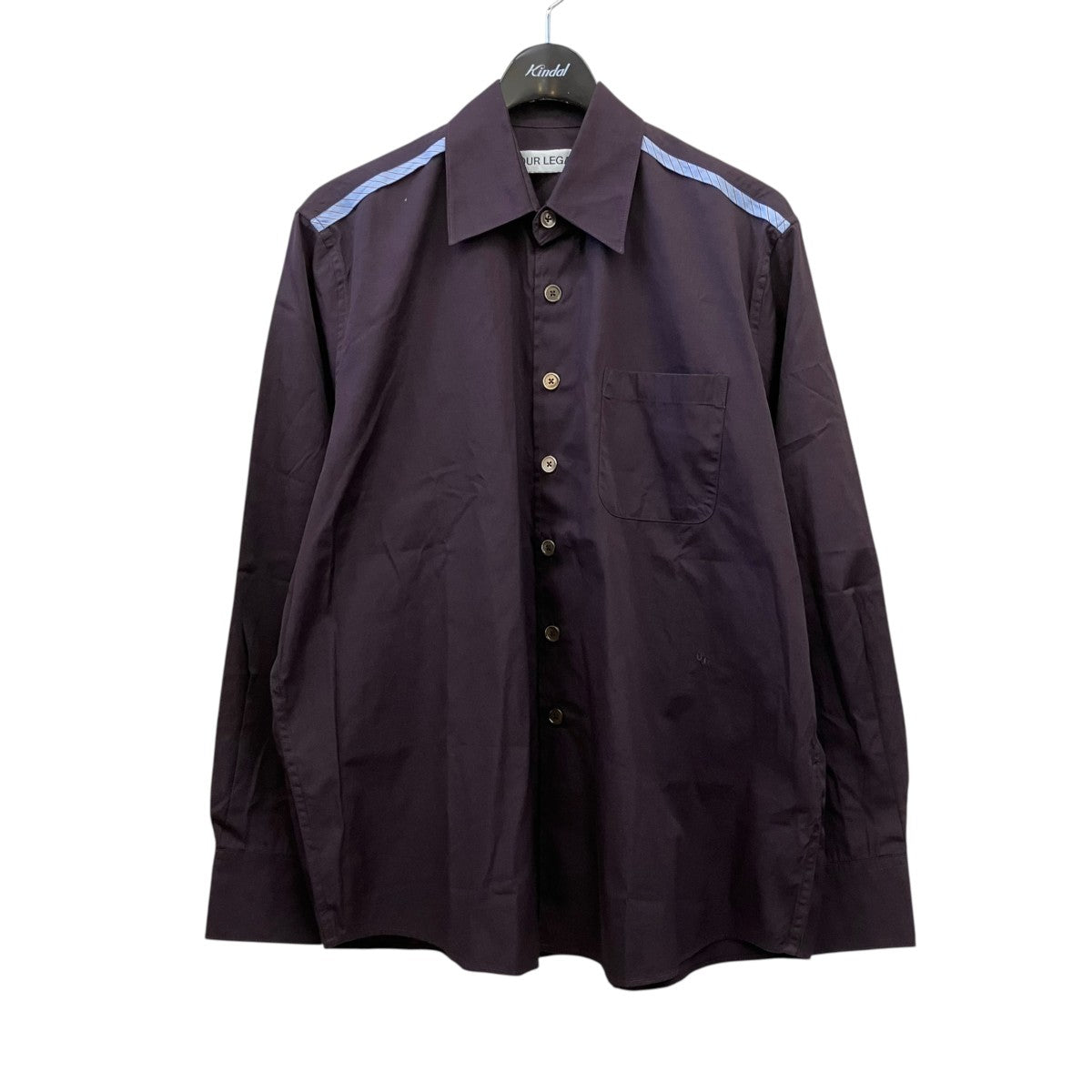 OUR LEGACY 25AWABOVE SHIRT Divine Brown Super PoplinレギュラーカラーシャツM4252AD 古着・中古-1枚目のアイテム画像