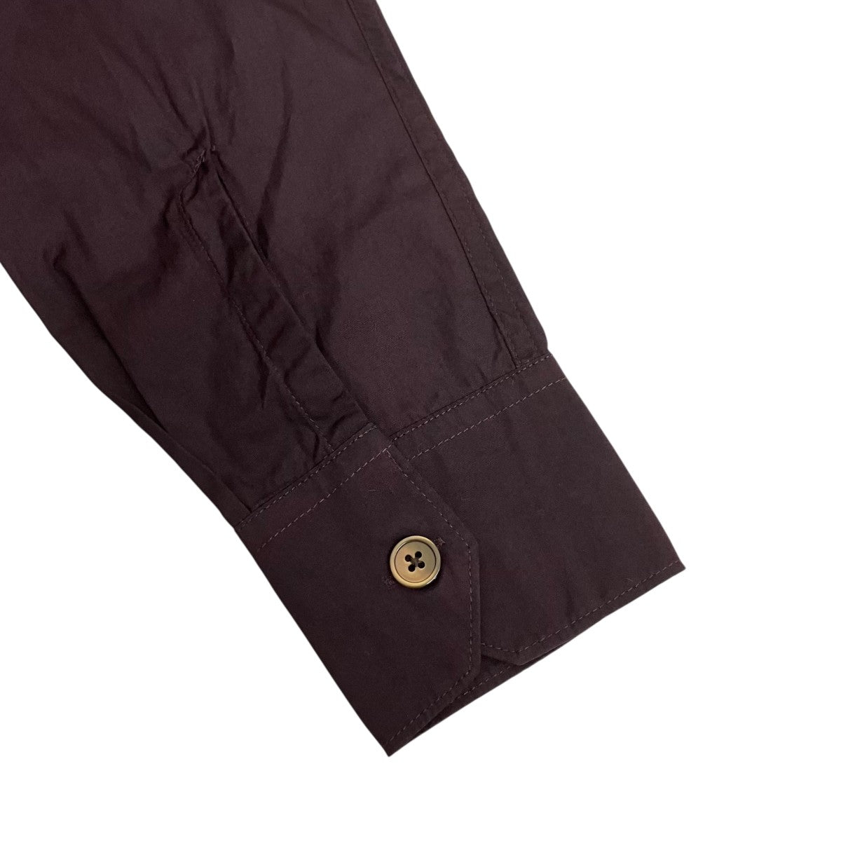 OUR LEGACY 25AWABOVE SHIRT Divine Brown Super PoplinレギュラーカラーシャツM4252AD 古着・中古-4枚目のアイテム画像