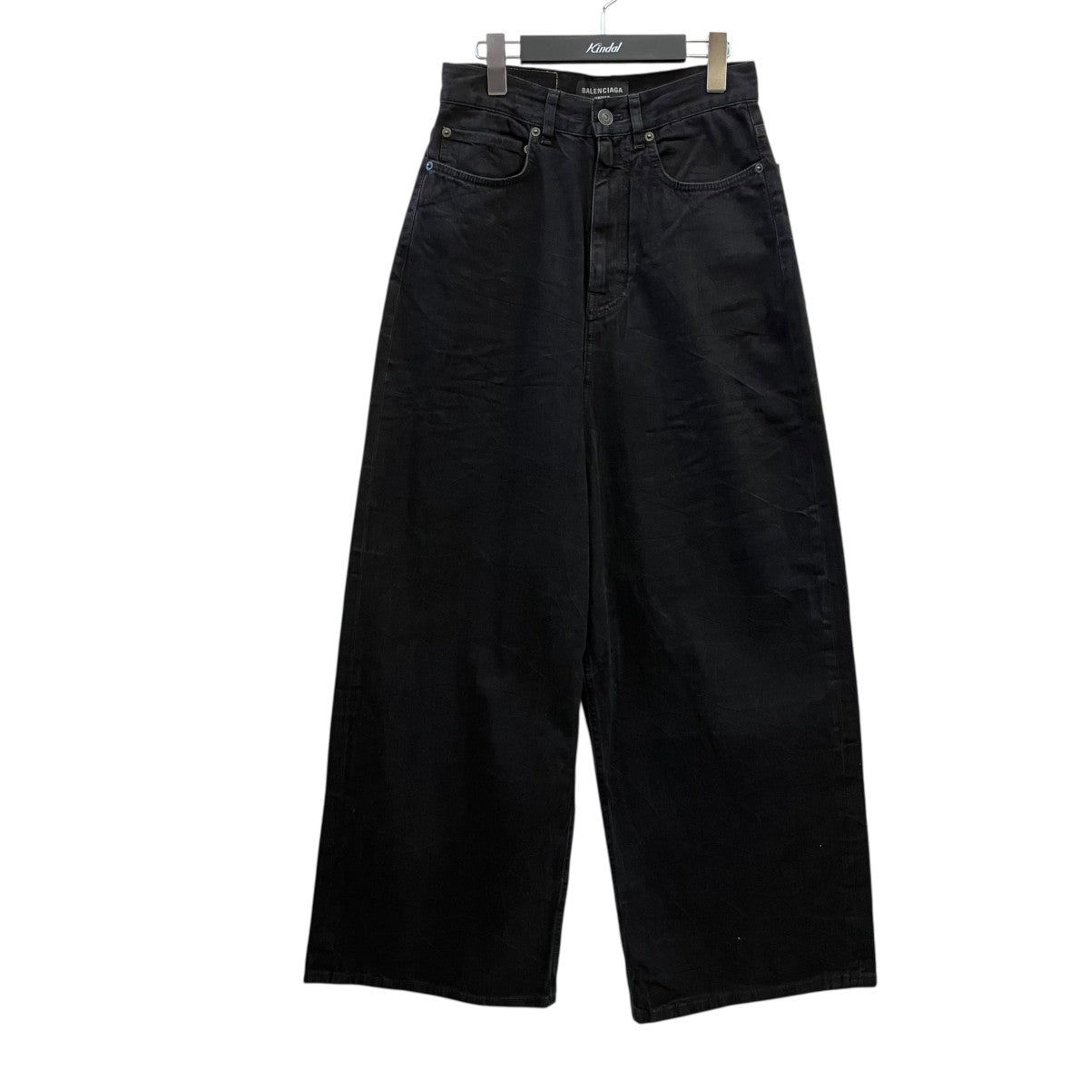 BALENCIAGA 24AWWomen’s Baggy Jeans in Blackバギーデニムパンツ790401 古着・中古-1枚目のアイテム画像