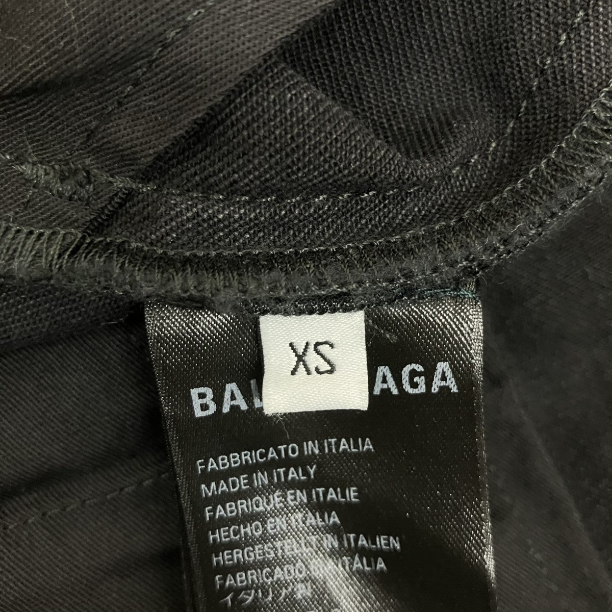 BALENCIAGA 24AWWomen’s Baggy Jeans in Blackバギーデニムパンツ790401 古着・中古-6枚目のアイテム画像