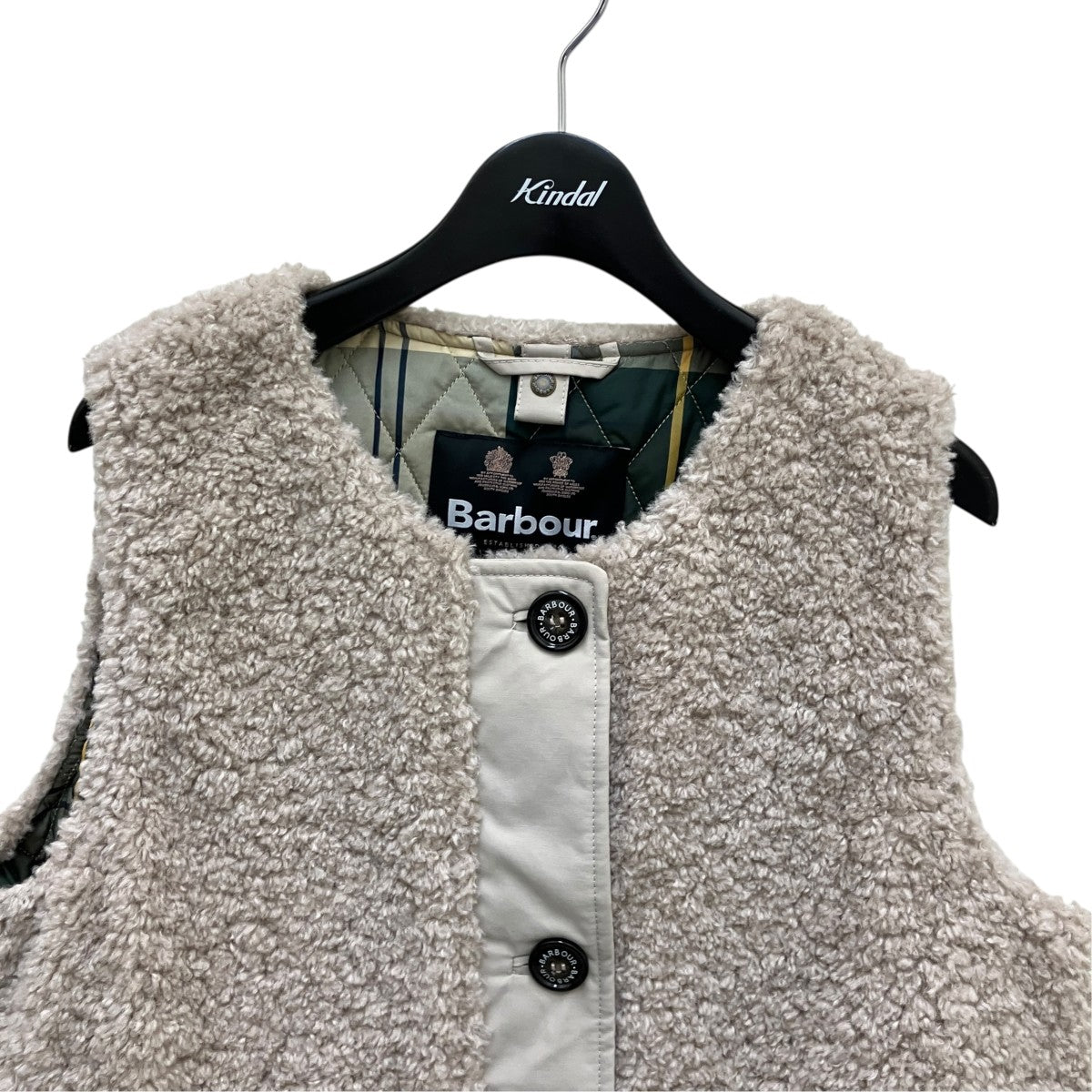 Barbour 23AWRe-Engineeredボアベスト232LLI0008 古着・中古-2枚目のアイテム画像